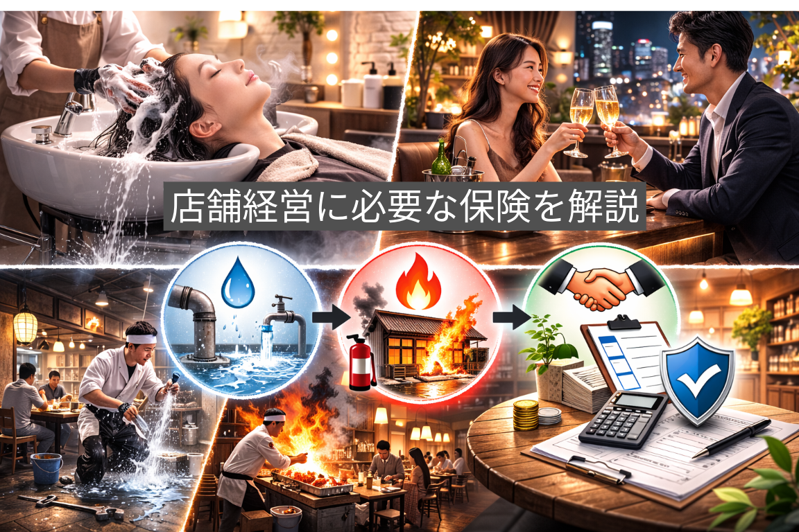 店舗経営に必要な保険と補償の考え方